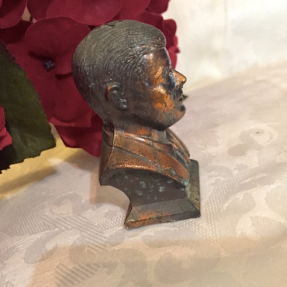 🇺🇸Vintage Miniature JFK Bronze Bust🇺🇸 - Picture 2 of 7